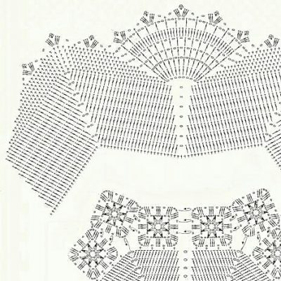 Star and Granny Square Doily Crochet Diagram Pattern ⋆ Crochet Kingdom