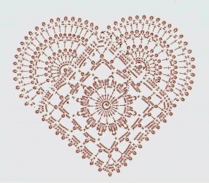 Free Crochet Diagram Motifs for Hearts ⋆ Crochet Kingdom