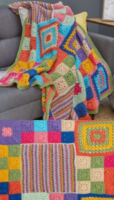 Free Unique Crochet Blanket Patterns ⋆ Crochet Kingdom