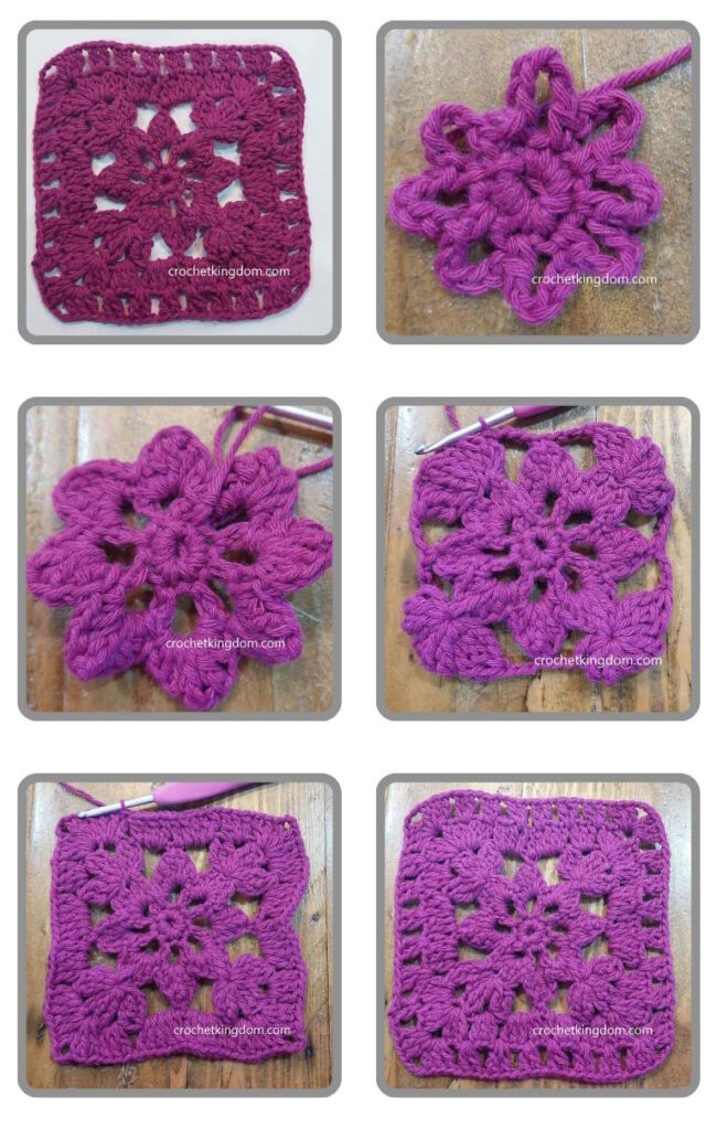 crochet square pattern