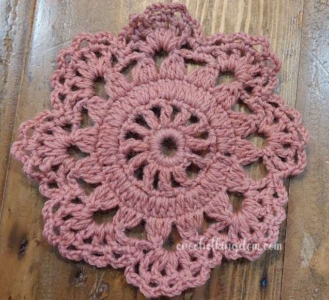 Mandala Lace Circle Crochet Pattern 7