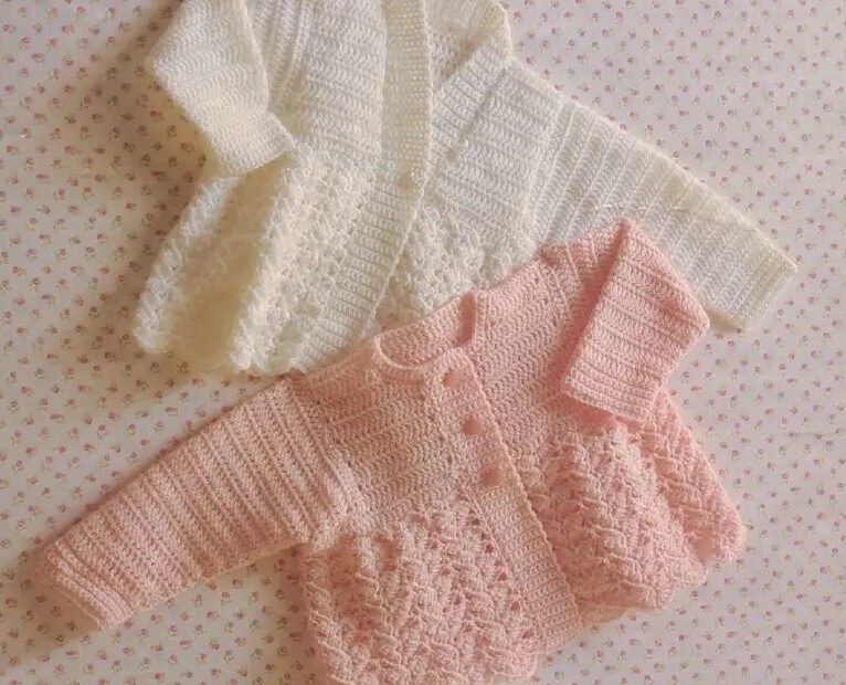 Vintage Baby Matinee Jacket Crochet Pattern