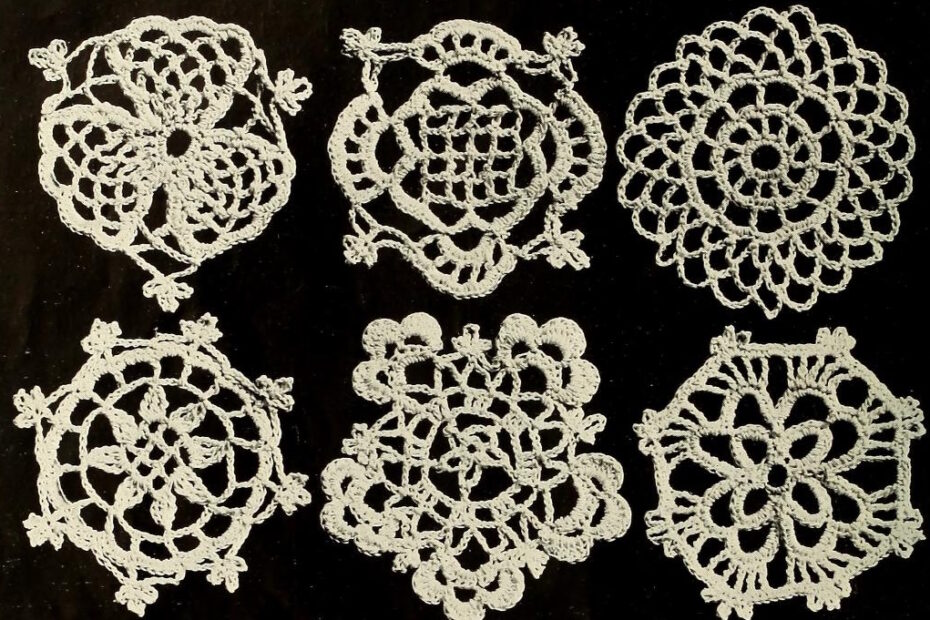 6 Free Vintage Lace Crochet Coaster Patterns