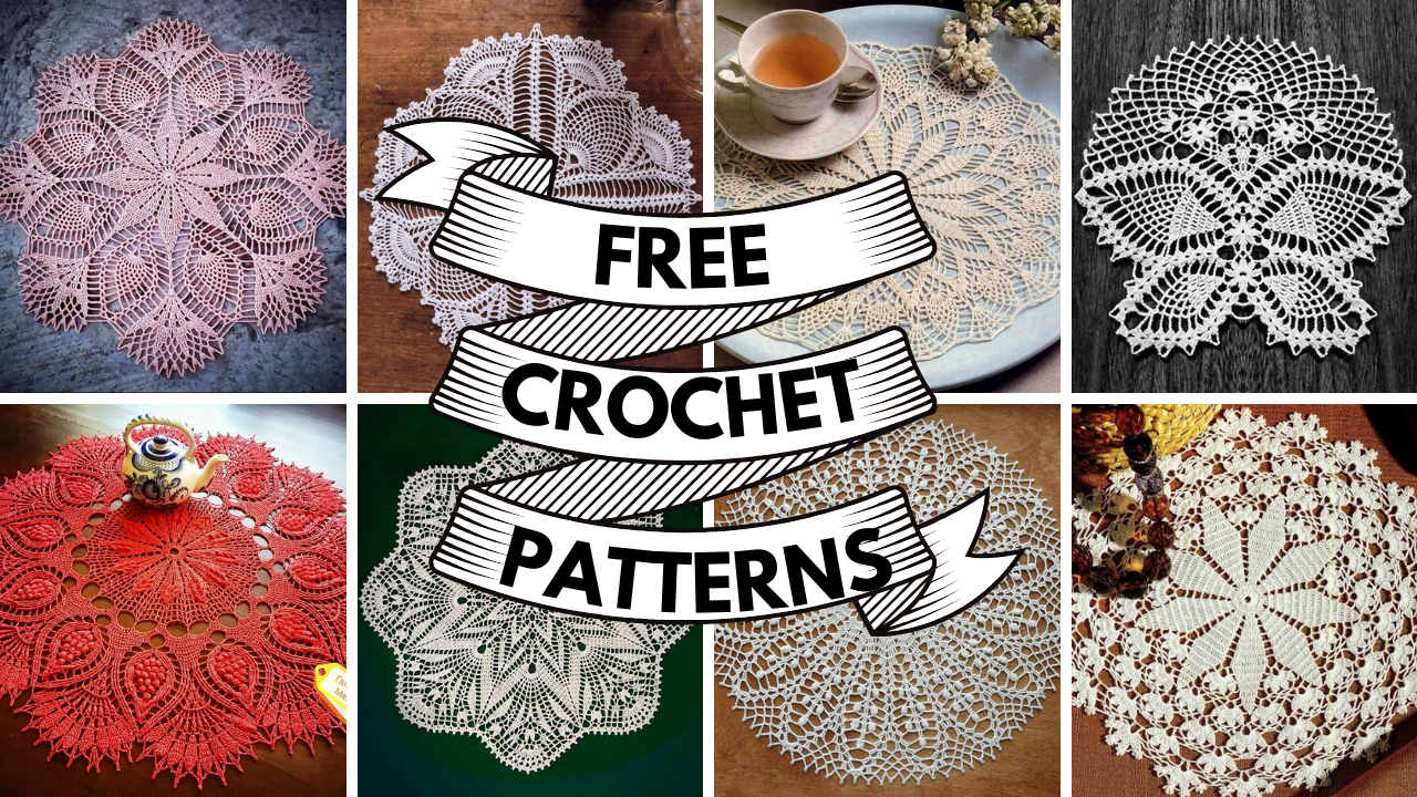 11 Free Crochet Doily Patterns with Diagrams