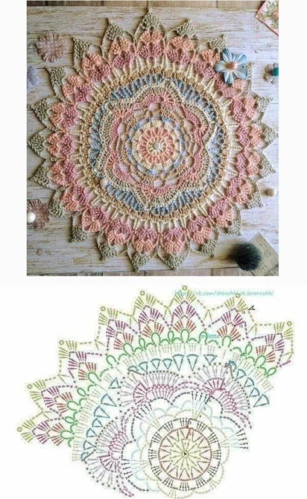 star doily diagram free