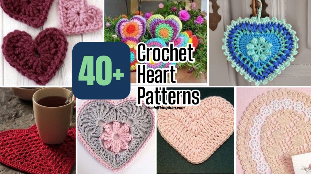 40+ diagram crochet heart pattern free