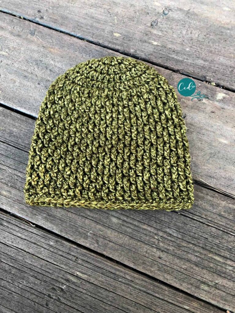 Men’s Textured Beanie Free Crochet Pattern