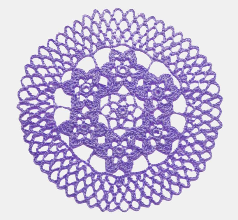 Small Daisy Doily Crochet Pattern