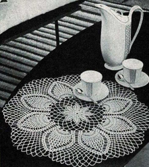 Vintage Pineapple Doily Crochet Pattern